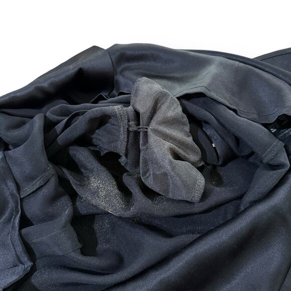 NEW Escada Black Silk Blouse Womens Size 38 US 8 Vintage 80s 90s Luxury Designer - Picture 10 of 12